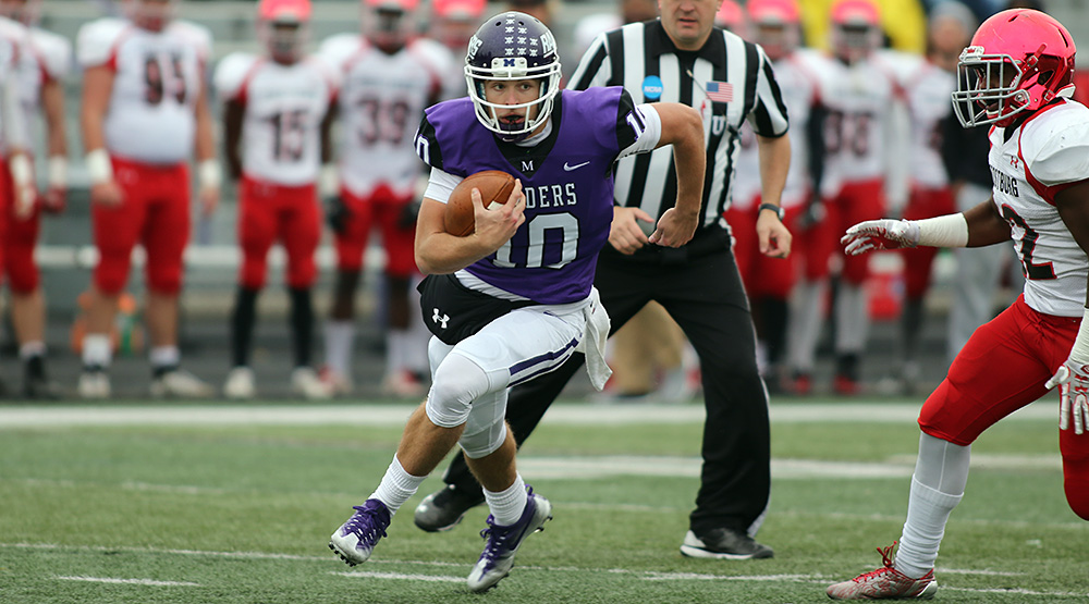 Luke Poorman on the run