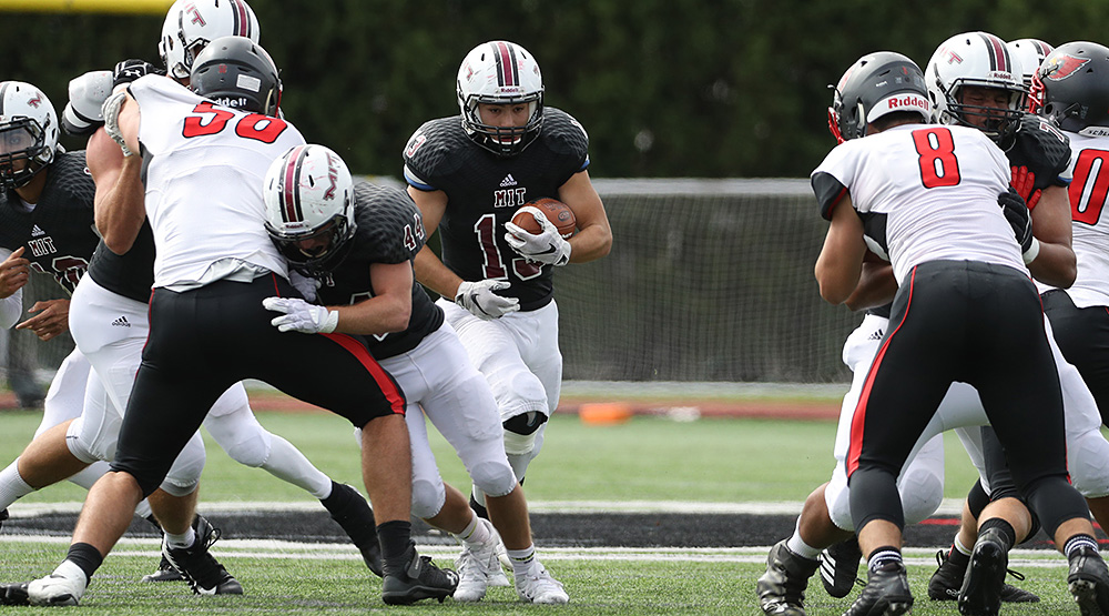 Miguel Wagner hit the hole for MIT. (MIT athletics photo)