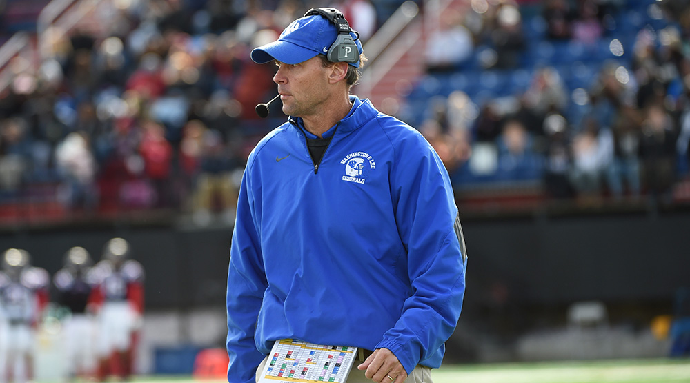 Scott Abell on the sidelines